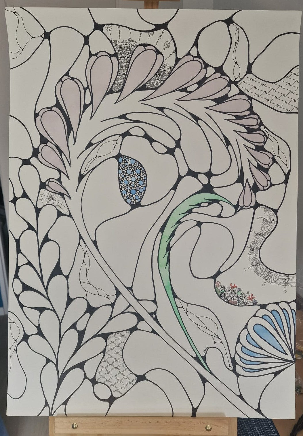 Biomorphic Flow – Intricate Neurographic Abstract Study
