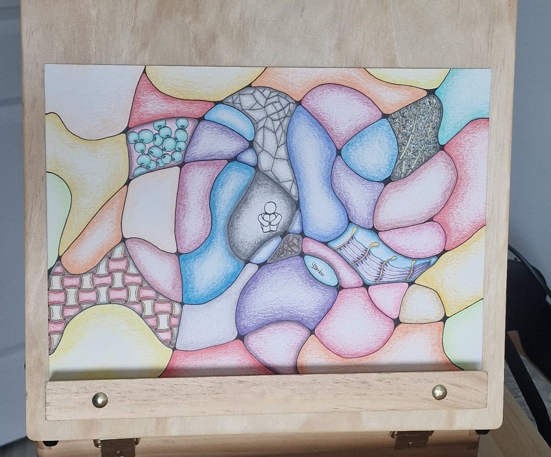 Flow of Consciousness – Original A4 Neurographic Art