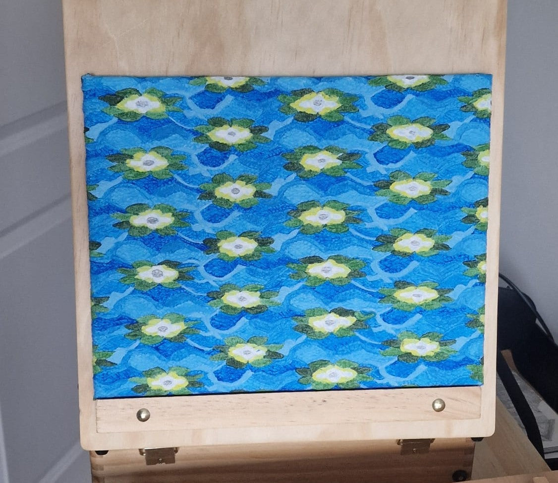 Ocean Blooms – Original 24x30 Textured Acrylic Canvas