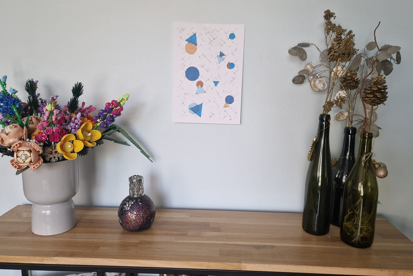 Blueprint of Chaos – Original A4 Hand-Drawn Geometric Art