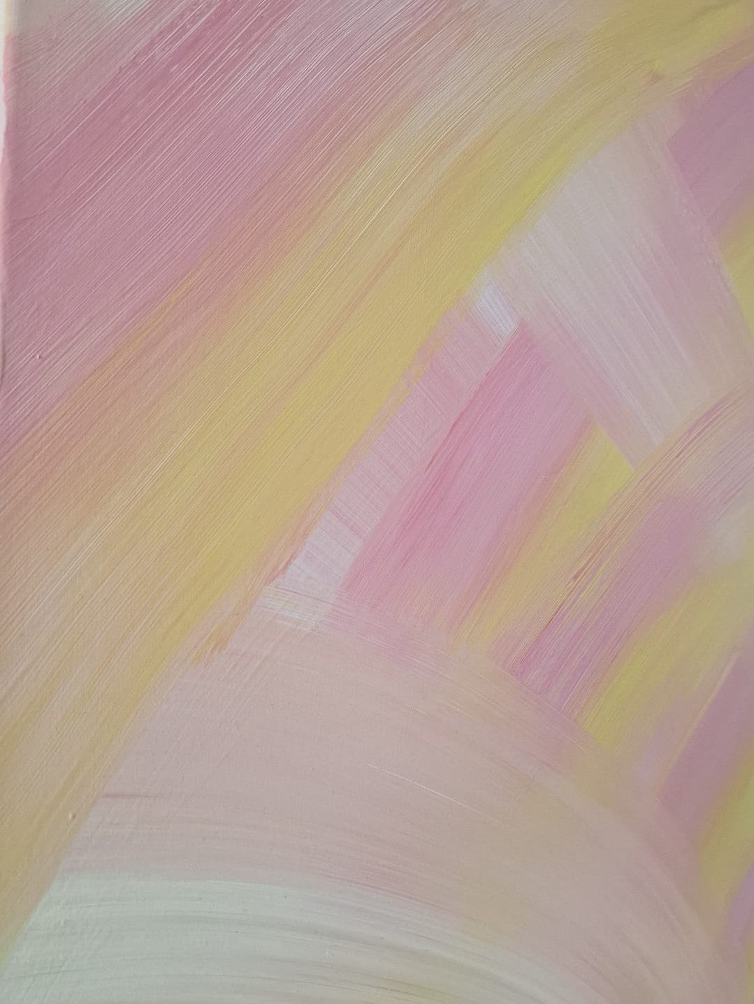 Soft Horizon – Abstract Acrylic Canvas