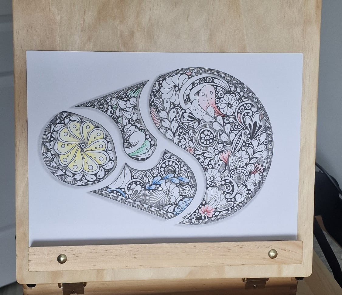 Abstract Synergy – Original A4 Art Illustration