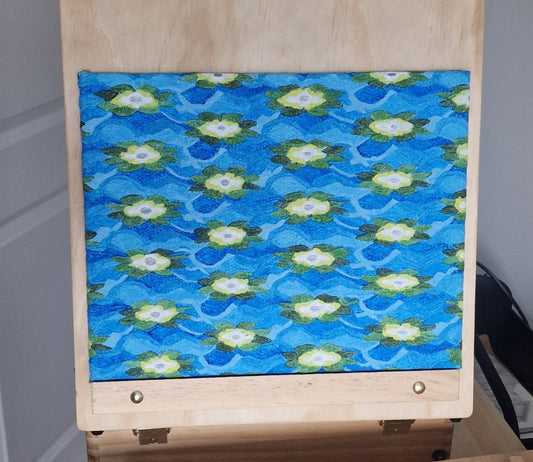 Ocean Blooms – Original 24x30 Textured Acrylic Canvas